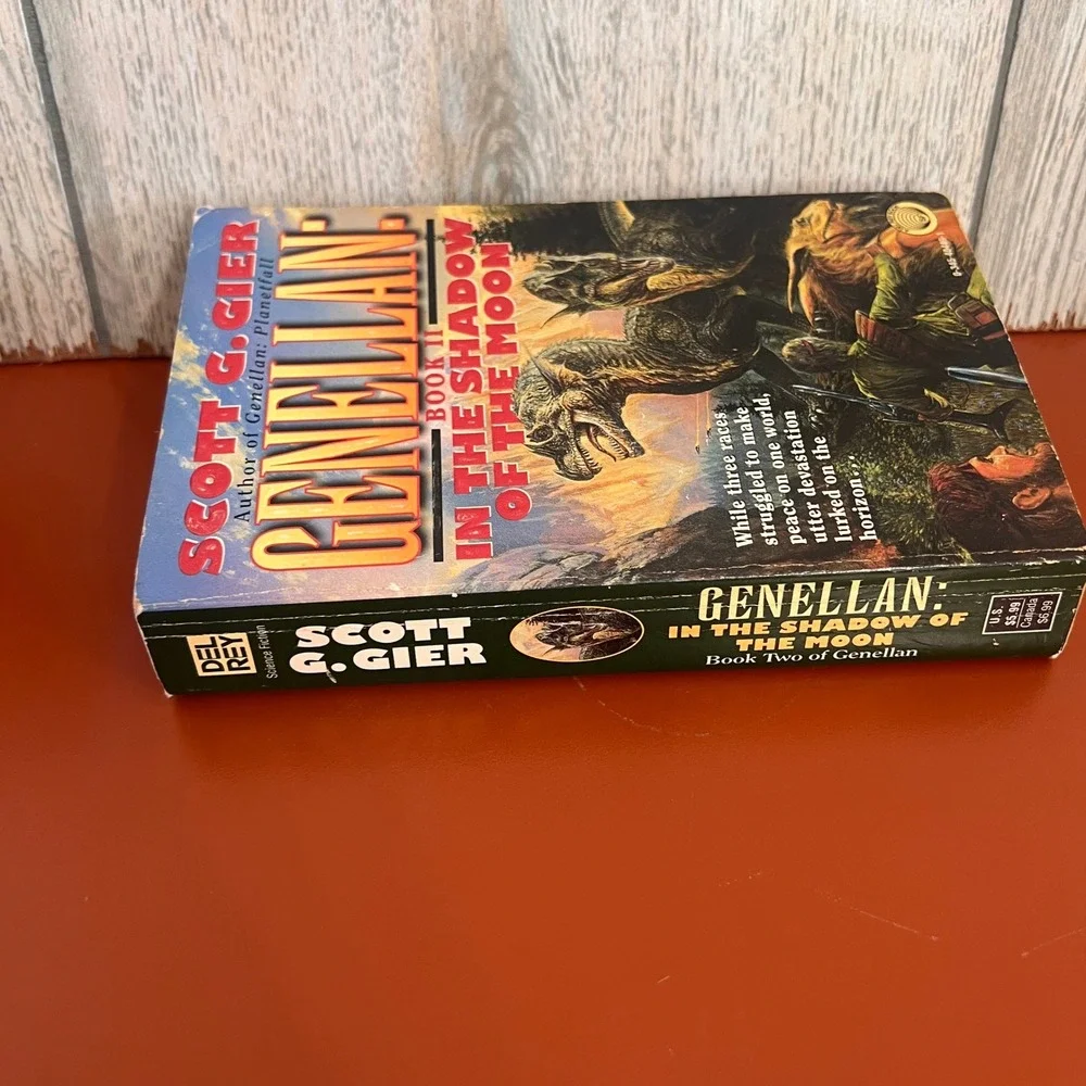 Genellan In the Shadow of‎ the Moon Scott G Gier 1996 First Ed Sci-Fi Paperback